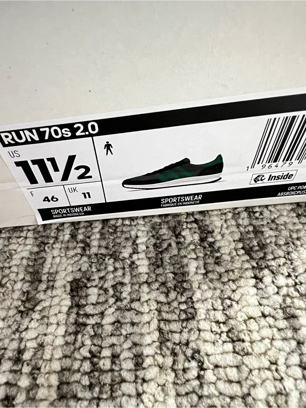 ADIDAS Run 70s 2.0 - Mens Size 11.5